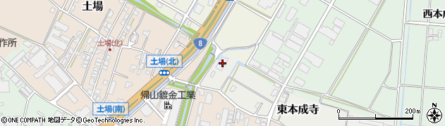 新潟県三条市東本成寺1573周辺の地図