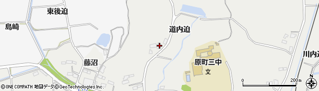 福島県南相馬市原町区下太田道内迫83周辺の地図