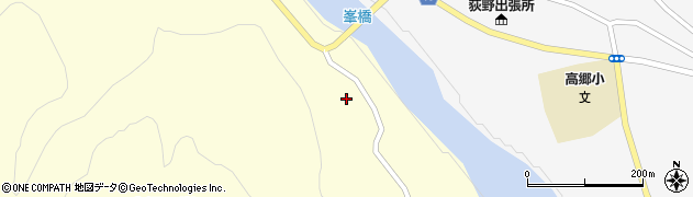 福島県喜多方市高郷町峯馬落乙周辺の地図