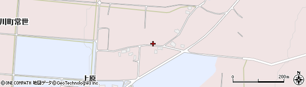 福島県喜多方市塩川町常世（蟹沢）周辺の地図
