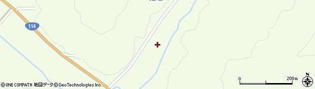 福島県川俣町（伊達郡）山木屋（細田）周辺の地図