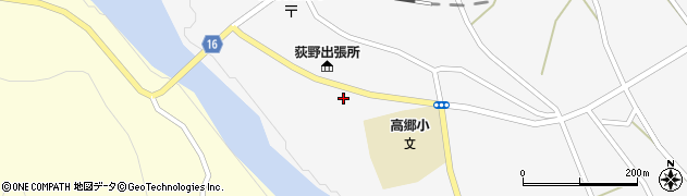 福島県喜多方市高郷町上郷（前林戊）周辺の地図