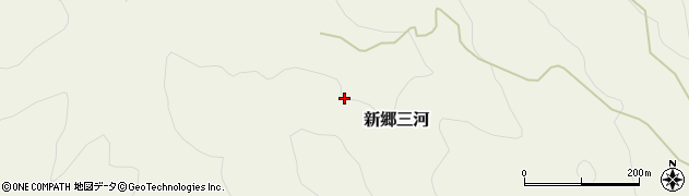 福島県西会津町（耶麻郡）新郷大字三河（葮取沢）周辺の地図