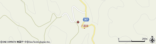 福島県西会津町（耶麻郡）新郷大字三河（沼田）周辺の地図