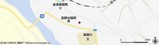 福島県喜多方市高郷町上郷前山戊周辺の地図