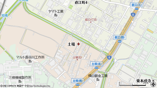 〒955-0831 新潟県三条市土場の地図