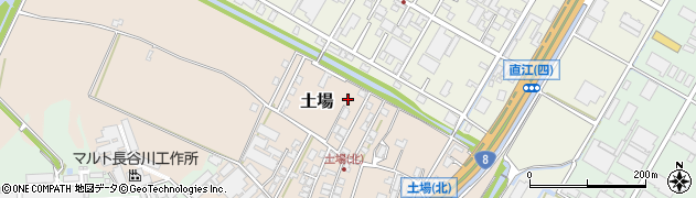 新潟県三条市土場周辺の地図