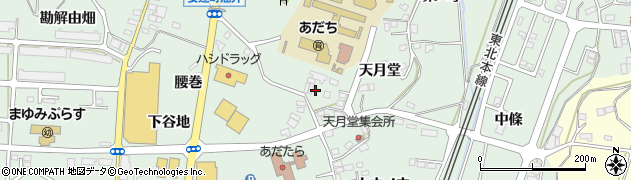 福島県二本松市油井（田向）周辺の地図