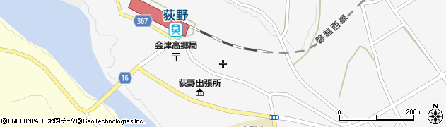 福島県喜多方市高郷町上郷（馬場頭戊）周辺の地図