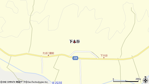 〒959-1344 新潟県加茂市下大谷の地図