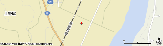 福島県耶麻郡西会津町上野尻宮地周辺の地図