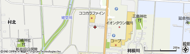 福島県喜多方市塩川町新江木上の台10周辺の地図