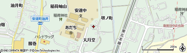 福島県二本松市油井天月堂23周辺の地図