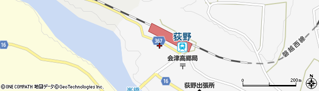 福島県喜多方市高郷町上郷（野際戊）周辺の地図