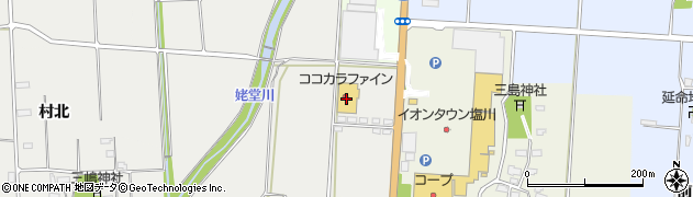 福島県喜多方市塩川町新江木上の台9周辺の地図