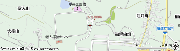福島県二本松市油井（石倉）周辺の地図