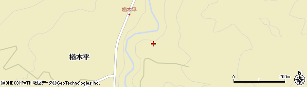 福島県西会津町（耶麻郡）宝坂大字屋敷（向遠上ノ島）周辺の地図