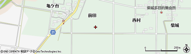 福島県喜多方市塩川町吉沖前田周辺の地図
