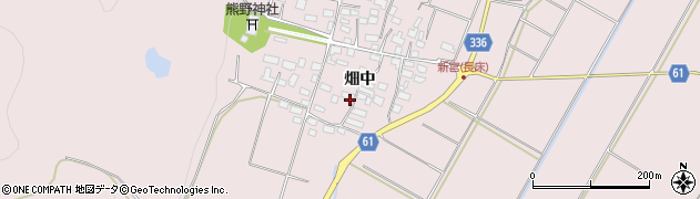 福島県喜多方市慶徳町新宮（畑中）周辺の地図