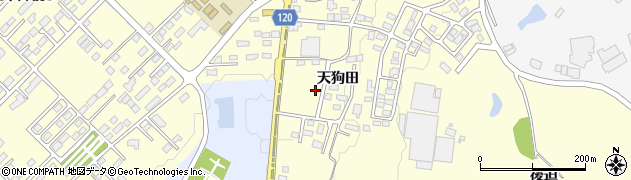 福島県南相馬市原町区中太田（天狗田）周辺の地図