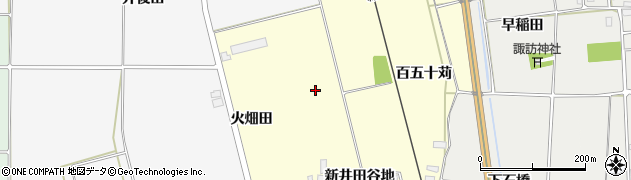 福島県喜多方市塩川町新井田谷地周辺の地図