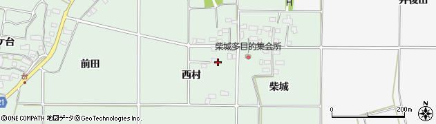 福島県喜多方市塩川町吉沖西村周辺の地図