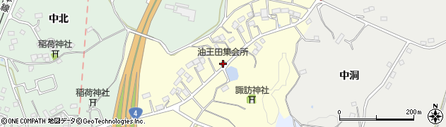 福島県二本松市渋川油王田44周辺の地図