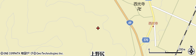 福島県西会津町（耶麻郡）上野尻（寺林）周辺の地図