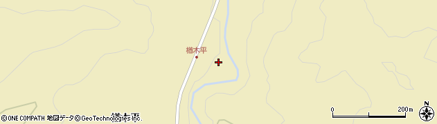 福島県西会津町（耶麻郡）宝坂大字屋敷（遠上ノ島）周辺の地図