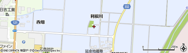 福島県喜多方市塩川町三吉（利根川）周辺の地図