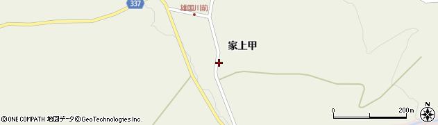 福島県喜多方市熊倉町雄国（家上甲）周辺の地図