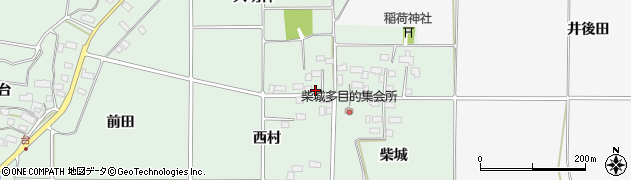 福島県喜多方市塩川町吉沖西村1587周辺の地図