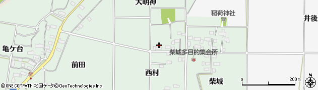 福島県喜多方市塩川町吉沖大明神周辺の地図
