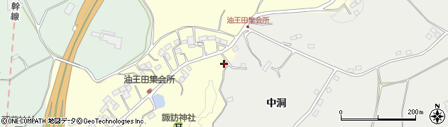 福島県二本松市渋川油王田154周辺の地図