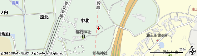 福島県二本松市油井中北46周辺の地図
