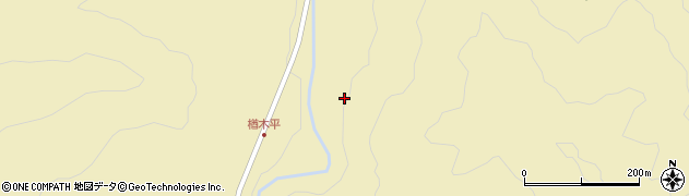 福島県西会津町（耶麻郡）宝坂大字屋敷（上ノ島）周辺の地図
