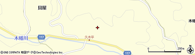 福島県二本松市木幡（久木平）周辺の地図