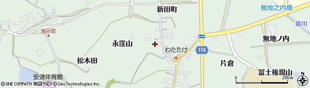 福島県二本松市油井新田町47周辺の地図