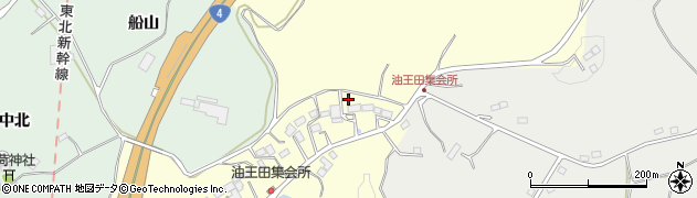 福島県二本松市渋川油王田11周辺の地図