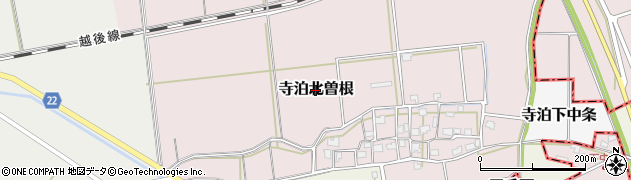新潟県長岡市寺泊北曽根周辺の地図