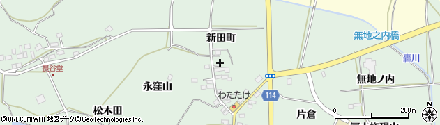 福島県二本松市油井新田町21周辺の地図