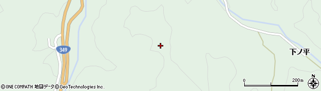 福島県川俣町（伊達郡）大綱木（養敷山）周辺の地図