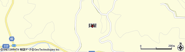 福島県二本松市木幡（貝屋）周辺の地図