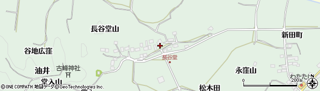 福島県二本松市油井（長谷堂）周辺の地図