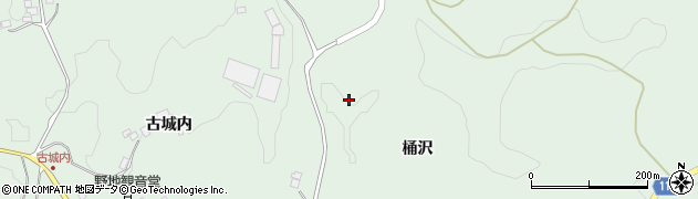 福島県二本松市下川崎熊野山周辺の地図