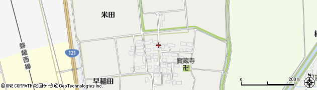 福島県喜多方市塩川町源太屋敷周辺の地図