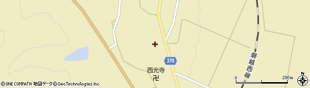 福島県西会津町（耶麻郡）上野尻（梵天下）周辺の地図