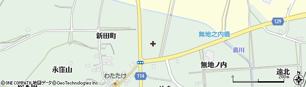 福島県二本松市油井（無地ノ内）周辺の地図