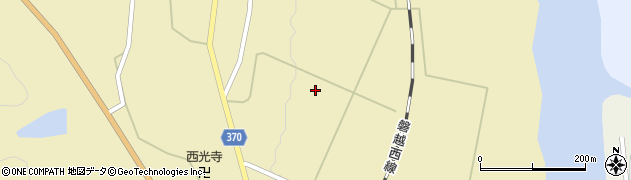 福島県西会津町（耶麻郡）上野尻（比砂田）周辺の地図