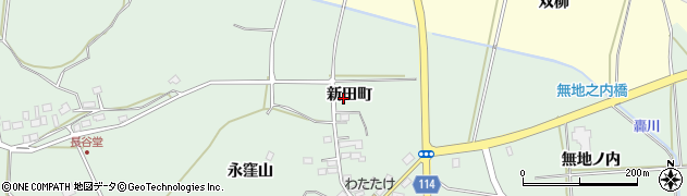 福島県二本松市油井新田町103周辺の地図